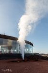 Park Narodowy Timanfaya na Lanzarote - pokaz erupcji gejzeru